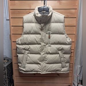 Timberland Men's Cream Puffer Vest